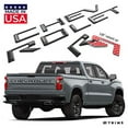 thumbnail image 2 of BDTrims Tailgate 3D Domed Raised Letters Compatible with 2019-2024 Silverado Models (Black), 2 of 2