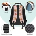 thumbnail image 4 of Bulopur Girls 17 Inch Backpack Set 4 Piece Pink Capybara Print School Bookbag with Lunch Box, Water Bottle Holder and Pencil Case for Toddler Girls, 4 of 8