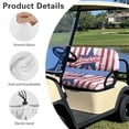 thumbnail image 6 of Uorisanigo Golf Cart Seat Covers Club Car Soft American Star Golf Cart Seat Towel Blanket Cover for EZGO TXT Club Car and More 2 Person Seats, 6 of 7