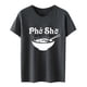thumbnail image 2 of Fiudx Liquidación de Ahorros de Verano Moda Mujer Casual Cuello Redondo Impresión Blusa Manga Corta Camiseta Tops, 2 of 3