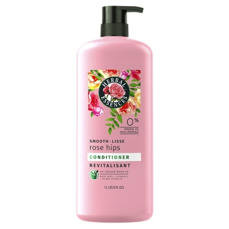 Herbal Essences Smooth Collection Conditioner with Rose Hips & Jojoba Extracts, 33.8 fl (Best Conditioner For Broken Hair)