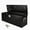 Black, variant on Heavy Duty Aluminum Truck Bed Tool Box, Diamond Plate Toolbox with Lock & Keys, Weatherproof Storage Chest for Pickup Trailer RV, 30/39/48 Inch Available, Black/Silver