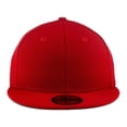thumbnail image 2 of Gorra New Era Blank Custom 59FIFTY ajustada con pico plano rojo, 2 of 4