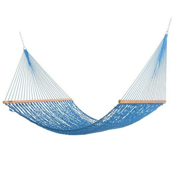 DURACORD® Executive Rope Hammock - Coastal Blue