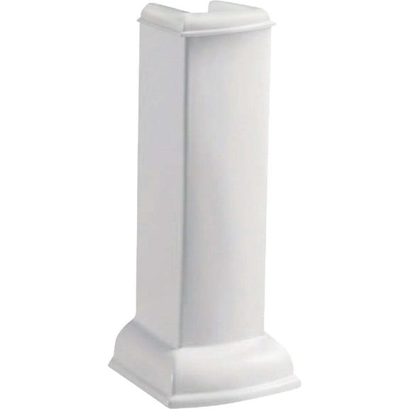 Compass Manufacturing Hillview White Vitreous China Pedestal Sink Base 572-7887