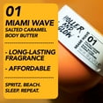 thumbnail image 4 of Holler and Glow Miami Wave Salted Caramel Body Butter, 150g/5.29 oz, 4 of 13