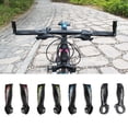 thumbnail image 2 of BAILIY Mountain Bike Cow Horn Handle Aluminum Alloy Mini Auxiliary 4 Bicycle Handlebar Extended Color, 2 of 8