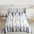 thumbnail image 2 of jejeloiu Modern Abstract Geometric Twin Comforter Sets,Gray Stripe Bedding Set For Girls Boys Reversible 2-Piece, 2 of 8