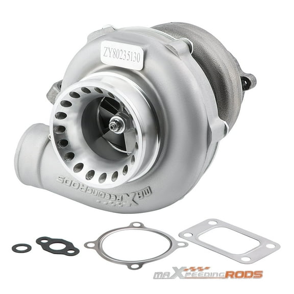 Maxpeedingrods GT35 GT3582 GT3540 T3 AR.70 AR.63 FLOAT BEARING TURBO CHARGER 500HPS COMPRESSOR Fits select: 2001-2009 HONDA CIVIC LX, 2010-2011 HONDA CIVIC VP