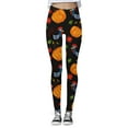 thumbnail image 3 of Thanksgiving Leggings for Women 2025 High Waisted Festive Graphic Breathable Tights Workout Yoga Pants, 3 of 6