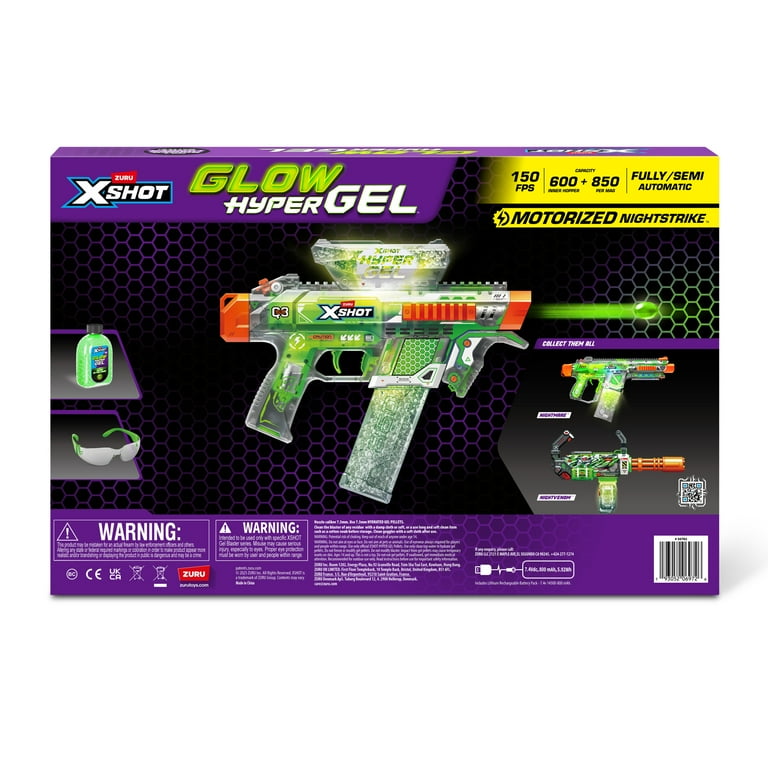 XSHOT Hyper Gel Glow in the Dark NightStrike (5000 Gel Pellets