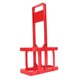 thumbnail image 2 of Soporte para carrito de cerveza, paquete de 2, cesta de exhibición portátil plegable para bebidas y cerveza, portador de botellas de cerveza con mango engrosado, color rojo, 2 of 14