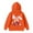 B-Orange, variant on Cnbwig Children's Sweatshirt Pullover Hoodies Long Sleeve Leopard Bow Tie Print Hooded Sweatshirt Loose Drop Shoulder Lightweight Tops with Pocket Sweatshirt Toddler Casual Blouses A-Black 2-3 T