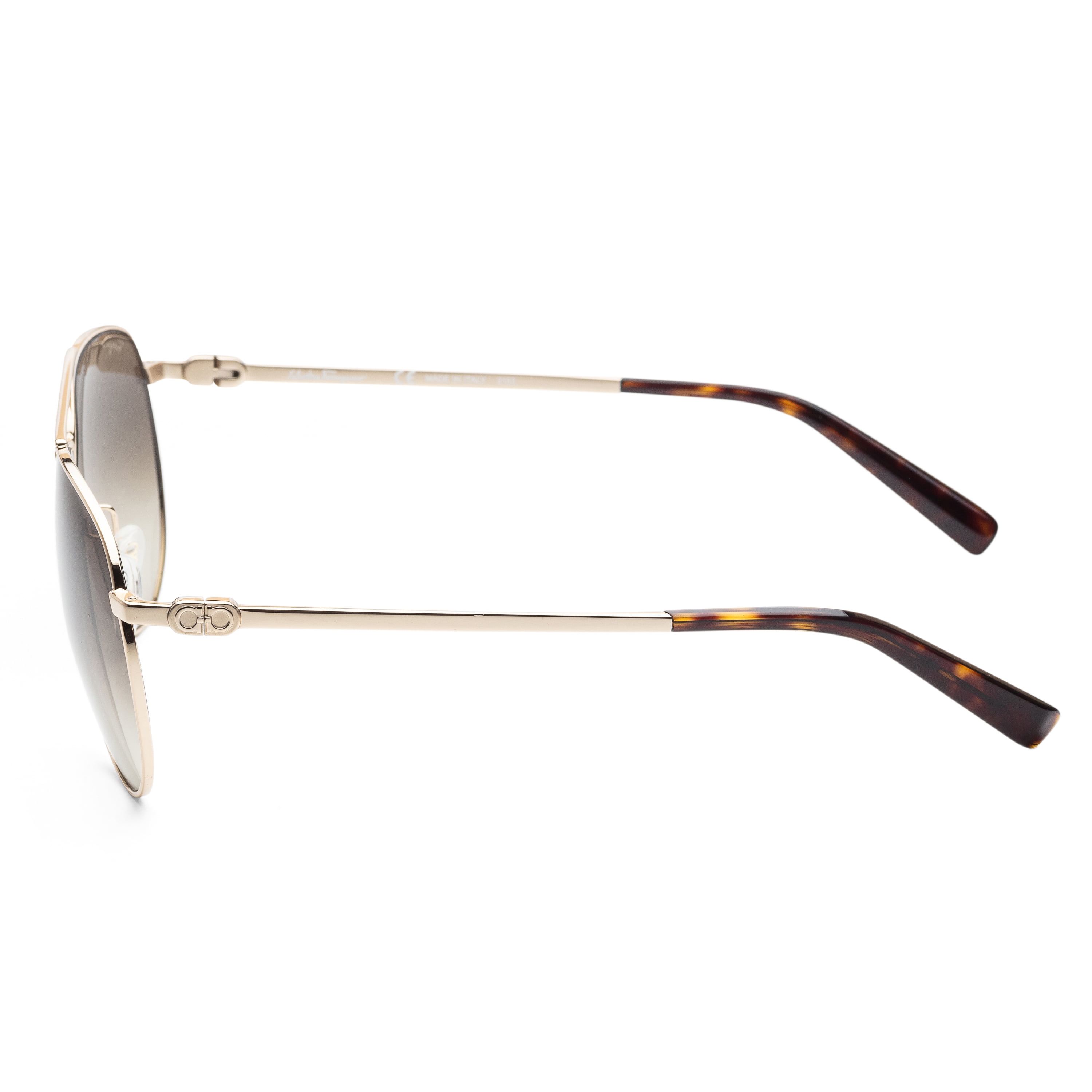 Ferragamo Grey Gradient Pilot Sunglasses SF157S 717 60