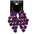 thumbnail image 2 of Mi Amore Chandelier-Earrings Purple/Silver-Tone, 2 of 2