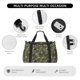 thumbnail image 4 of Disketp Green Skulls Bolsa de Viaje Tipo Duffle, Bolso de Mano para Fin de Semana para Mujer, Bolsa de Gimnasio Ligera para Hombre, Esencial para Viajes, 4 of 7
