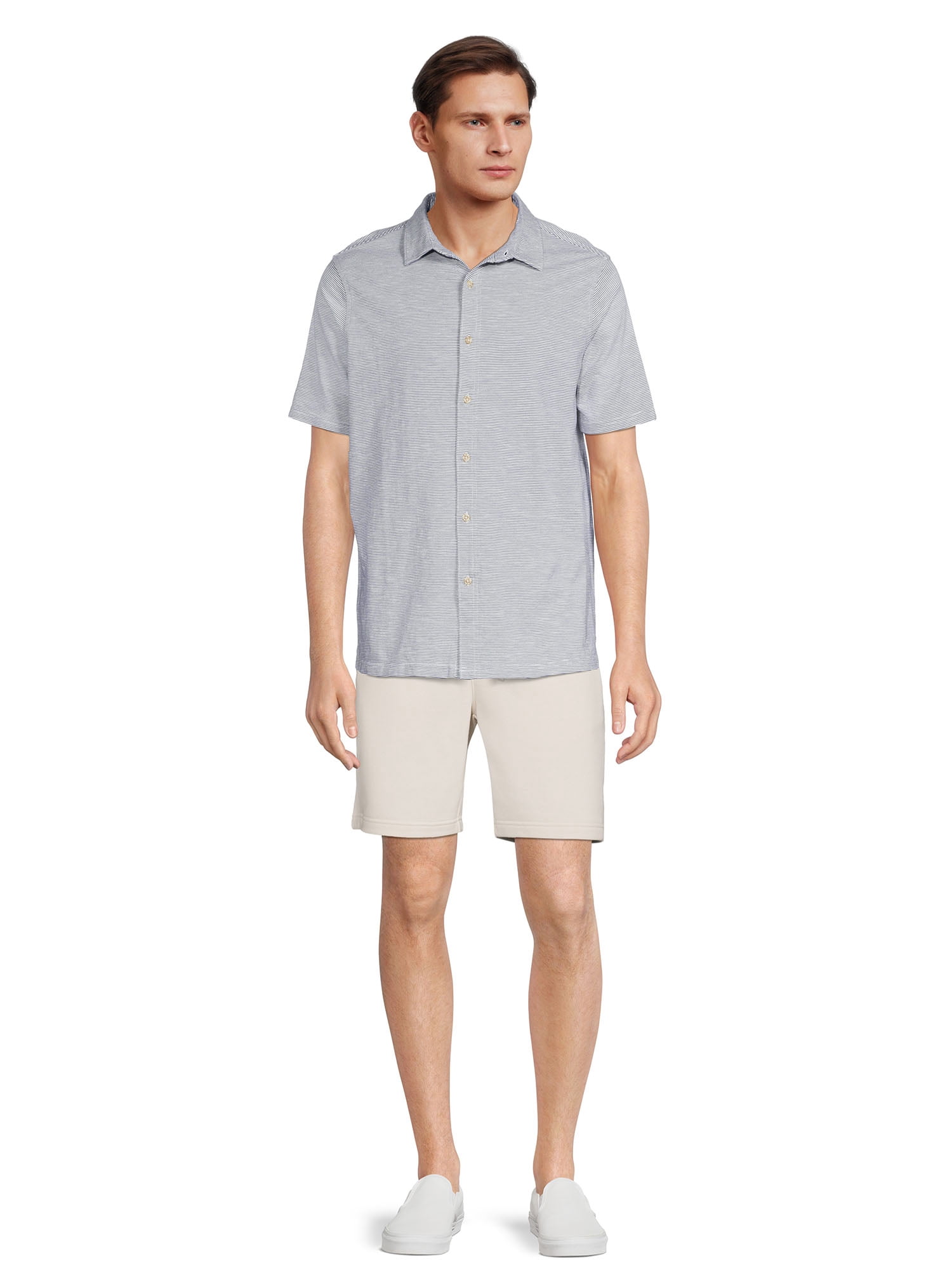 George Men’s Knit Button Down Shirt, Sizes S-3XL