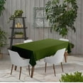 thumbnail image 2 of Vargottam Indoor/OutdoorTablecloth58 x 58" InchSquareTablecloth Waterproof PatioTableCloths, Spring/SummerTableCoversfor Backyard CircularTable/BBQs/Picnic -Dark Green, 2 of 6