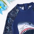 thumbnail image 7 of Godom Toddler Boy Swimsuit Long Sleeves Kid Bathing Suits Sun Protection Swim Suit Beachwear Bathing Suit, 7 of 7