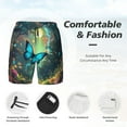 thumbnail image 3 of Fotbe Enchanted Forest Butterfly A Traje de Baño para Hombre – Shorts de Natación de Secado Rápido con Forro y Bolsillos-X-Large, 3 of 6