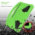 thumbnail image 7 of Dteck Kids Case for Samsung Galaxy Tab S10 FE Plus 13.1 inch (Model SM-X620/X626),Shockproof EVA Case Handle Stand with Shoulder Strap Cover for Galaxy Tab S10 FE+ 2025,Green, 7 of 7