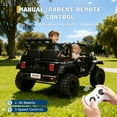thumbnail image 5 of Roromall 24V 2-Seater Kids Electric Truck with Parent Remote Control, 4WD All-Terrain Ride-on Car for Toddlers & Kids, Dual Motor, Toy Car for Boys & Girls, 5 of 7