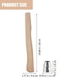 thumbnail image 3 of Hongchegh hatchet handle 1 Set Axe Handle Wooden Replacement Hatchet Handle Woodworking Tool with Axe Wedges, 3 of 11