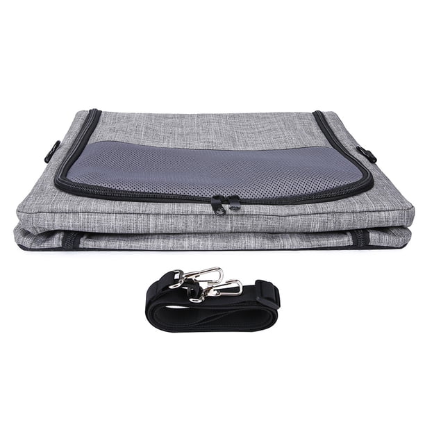 Portador de mascotas plegable para coche, hamaca de coche de nailon, funda de asiento de cesta de juego, funda de conductor pequeña, transporte de coche pequeño y ligero sidaley VI001593-00