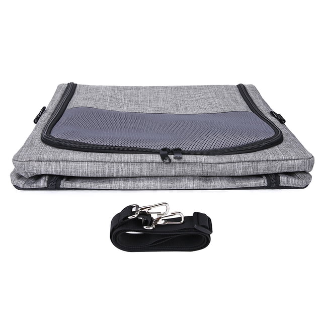 Portador de mascotas plegable para coche, hamaca de coche de nailon, funda de asiento de cesta de juego, funda de conductor pequeña, transporte de coche pequeño y ligero Methold VI001593-00