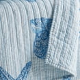 thumbnail image 6 of Levtex Home - Sandy Cove - Throw - Coastal Stripe - Blue White - Throw (50x60in.) - Cotton, 6 of 6