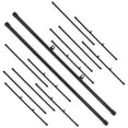 thumbnail image 6 of WHAMVOX 1 Set Artwork Painting Hanging Rod Plastic Diy Poster Hanger Frame for Shop, 6 of 8