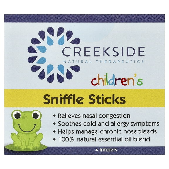 Creekside Natural Therapeutics Children's Sniffle Sticks, 4 Inhalers