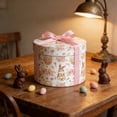 thumbnail image 3 of WEGFTDUOP Easter Festival Supplies Easter Gift Wrapping Paper Superb Festive Decorative Gift Paper Featuring Easter Bunny Eggs And Flower Prints Suitable For Easter Decorations, 3 of 4