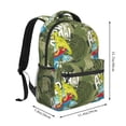 thumbnail image 2 of Balery Surfing Dinosaur Mochila Escolar Impresa, Mochila Ligera para Viajes Casual, Mochila Duradera y Cómoda Multifuncional, Mochila para Laptop-One Size, 2 of 5