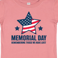 thumbnail image 4 of Inktastic Memorial Day Grunge Remembering Those We Have Lost Boys or Girls Baby T-Shirt, 4 of 5