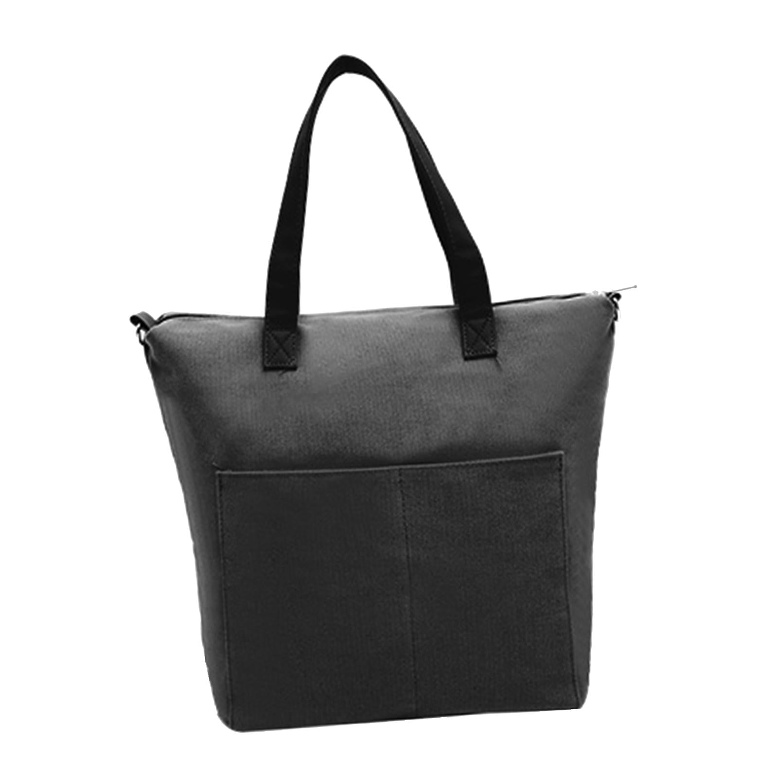 Wxqbjtam Yarn Storage Organizer Knitting Bag Empty Storage Bag Large Crochet Bag Tote for black