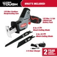 Hyper Tough 12V Max* LithiumIon Compact Reciprocating Saw with 1.5Ah