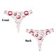 thumbnail image 3 of Balery Red Lips Tangas de Algodón para Mujer con Estampado – Ropa Interior Sexy, Transpirable, G-string-Small, 3 of 6