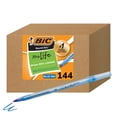 thumbnail image 1 of Bolígrafos BIC Round Stic Xtra Life Blue, tamaño mediano, paquete de 144, 1 of 7