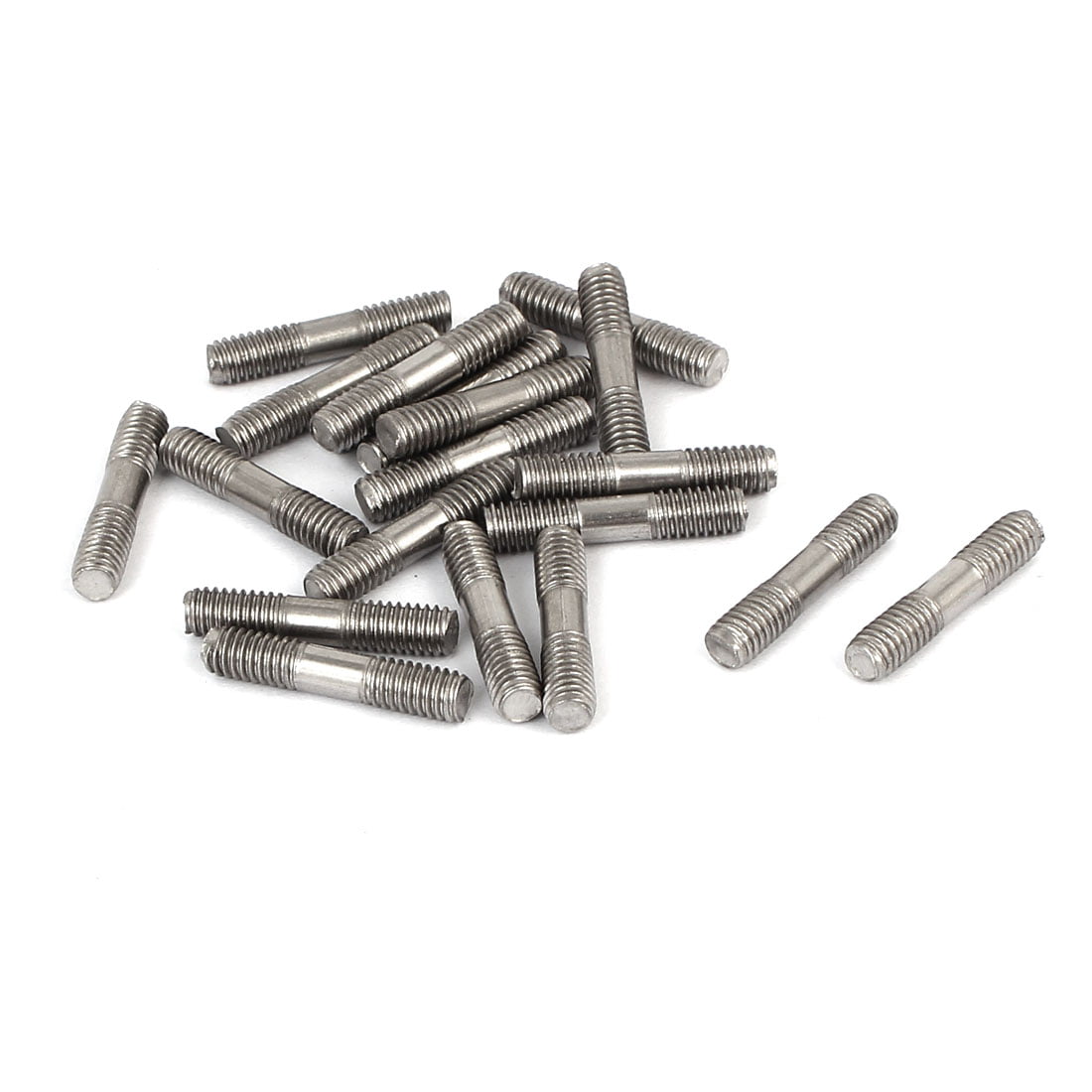 304 Stainless Steel Double End Threaded Studs Partial Threaded Bolts M3 3mm
