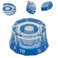 thumbnail image 6 of LeeQinersw 4 Pieces Guitar Knobs 6mm(0.24") Dia Shaft Pots Bass Knob Repair Maintenance Blue, 6 of 9