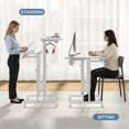 thumbnail image 3 of Ergonomic Tilting Laptop Table, Height Adjustable with Cup Holder and Lockable Casters, for Office & Treadmill Use, 3 of 7