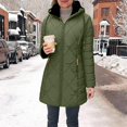 thumbnail image 4 of Womens Winter Coat Warm Hooded Parka Long Puffer Jacket Waterproof Fleece Lined Thicken Peacoat Trendy Outerwear, 4 of 7