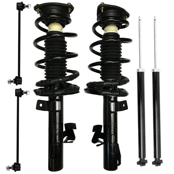 cciyu Struts Suspension Kit for Mazda 3 2004-2009 ,for Mazda 5 2006-2010 , Includes Complete Struts Assembly shock absorber Stabilizer Bar Link Kit