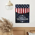 thumbnail image 4 of Thank You Veteran Metal Sign Decor Tin Hanging Picture Wall Decoration 12x16 Inches, 4 of 4