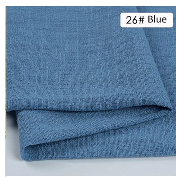 Decoración de mesa de comedor, conjunto de mantel oxidado, decoración de boda, gasa de algodón, servilletas azules polvorientas, toallas, caminos de mesa de regalo Tan Jianjun unisex