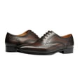 thumbnail image 2 of Santimon Men Dress Shoes Brogue Wingtip Oxford Shoes Classic Casual Shoes Brown 8 US, 2 of 7