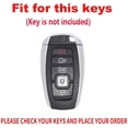 thumbnail image 2 of Key Fob Cover Compatible with Lincoln MKC MKX MKZ Continental Navigator Nautilus 2017-2021 5 Button Keychain Case Holder Protector,Black, 2 of 7