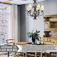thumbnail image 5 of Sunlite LED B11 Clear Torpedo Tip Chandelier Light Bulb, 4.5 Watts (40W Equivalent), Candelabra E12 Base, Dimmable, 4000K Cool White, 6 Pack, 5 of 6
