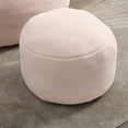 thumbnail image 5 of Bean Bag Chair with Ottoman, High Pressure Foam Bean Bag Chairs for Adult, Comfy Beanbag Chair with Footrest, Pink, 5 of 7